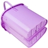 Generic Japanese Foot Detox Spa Bath Bucket Tub Pearl #0067 S-1829 31x29.5x38.7cm Purple