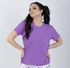 Shechick Plain T-Shirt Purple