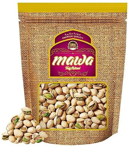 Mawa Raw Pistachio Nuts 500g | Jumbo Size | Premium Pistachio Nuts with Shell | Crunchy Unsalted Dry Fruits | Whole | All Natural | Resealable Pouch