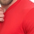 Andora Basic Standard Fit V-Neck T-Shirt - Red