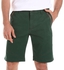 Ted Marchel Side Slash Pockets Summery Men Shorts -- Green
