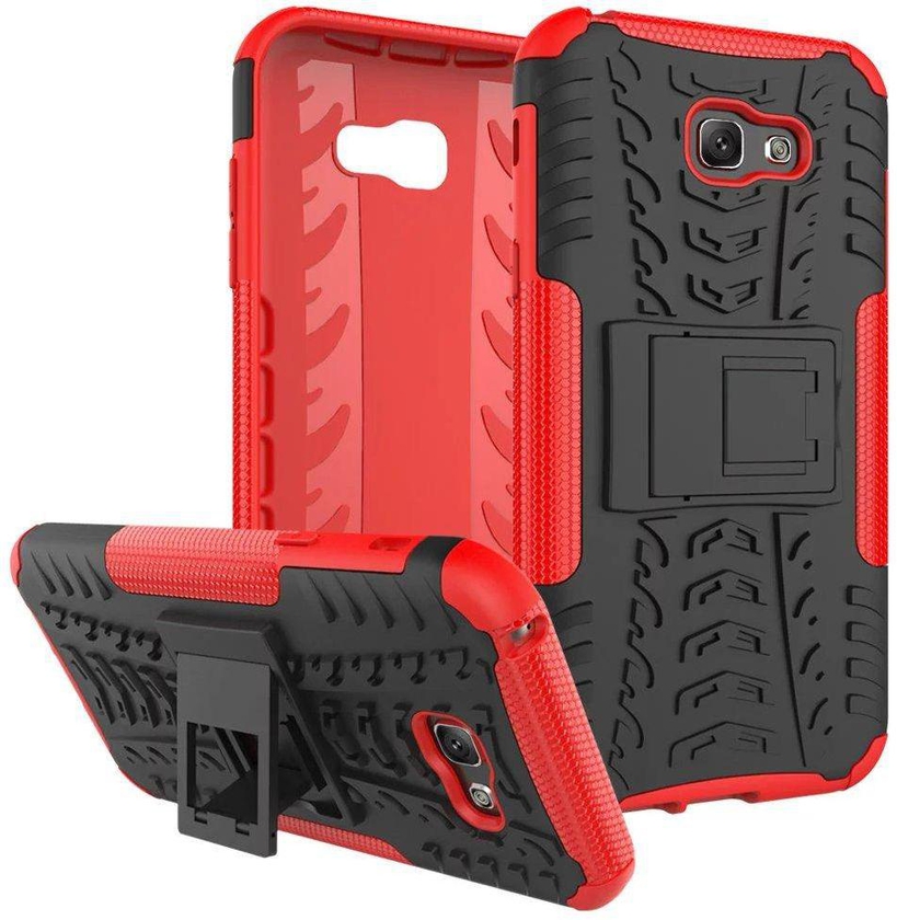 Samsung Galaxy A7 2017 Case Heavy Duty Protection Cover -Red