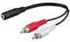 PremiumCord Cable 3.5 mm Jack-2xCINCH F/M 20 cm | Gear-up.me