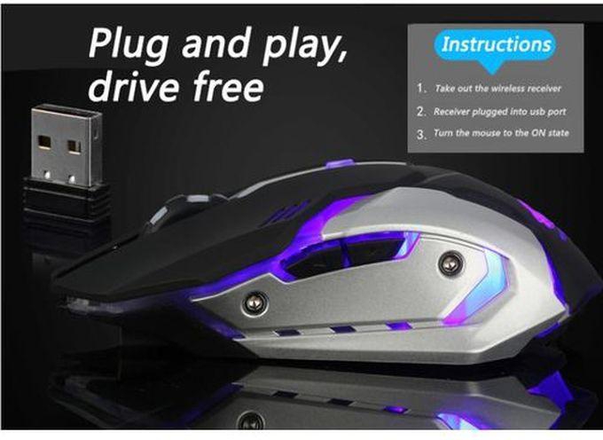 Microkingdom Rechargeable Wireless 2.4G Gaming Mouse