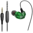 Wired In-Ear Earphones With Mic Green/Black