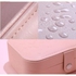 Portable Jewelry Box For Travel Jewelry Organizer Double Layer for Necklace Earring Rings Jewelry Holder Case