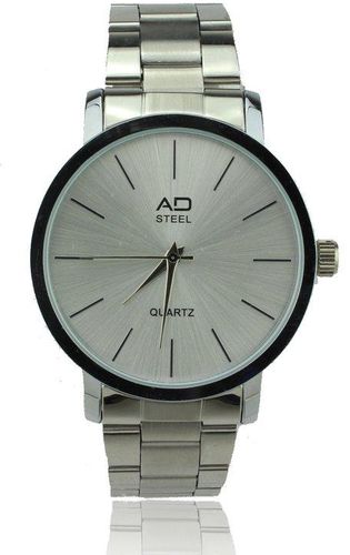 AD STEEL Men Watch Quartz Smart Fashion (Silver)	