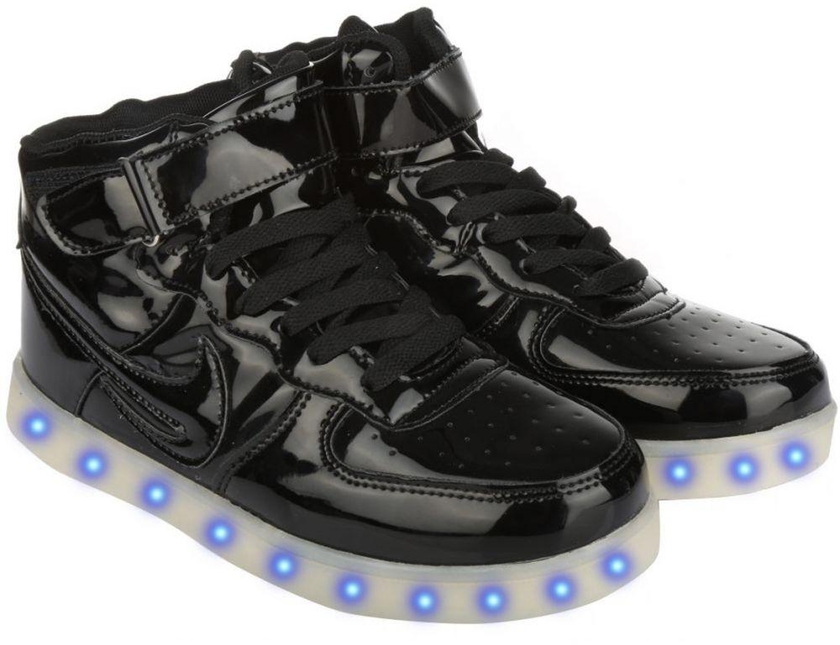 High Cut Shoes for Women by LED , Black , Size 39 EU , 11-723-4229