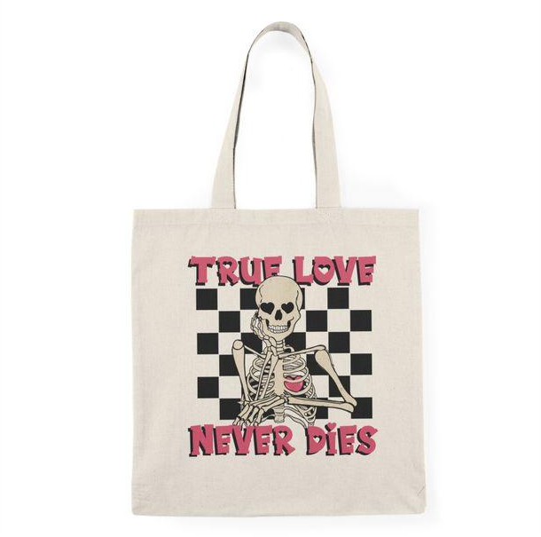 توتي باج لعيد الحب - شنطة قماش دك ثقيل Valentines Day Tote Bag