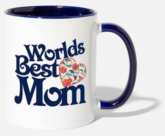 Worlds Best Mom Ceramic Mug - Multicolor