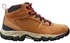 Columbia Men's Newton Ridge Plus II Suede Waterproof Wide Hiking Shoe, elk, Mountain red, 12 US