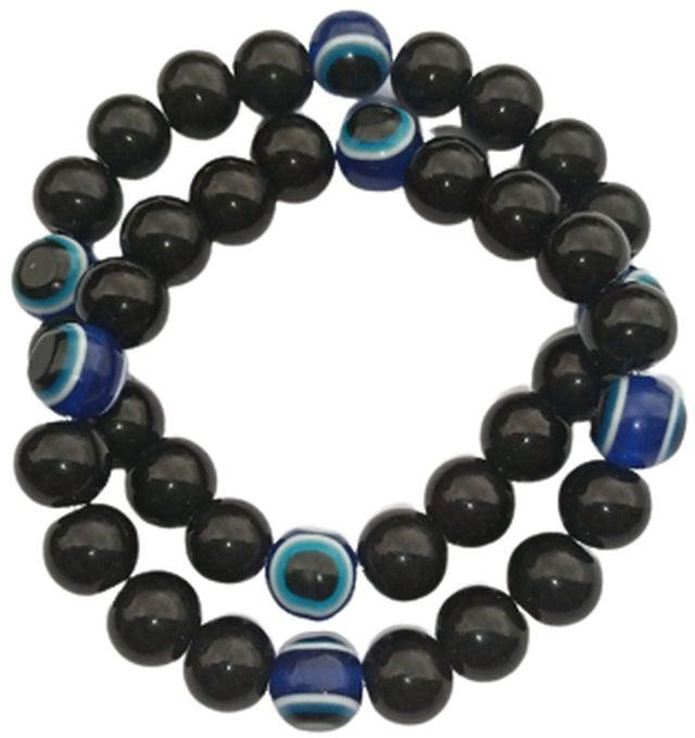Turkish Fortified Goodluck Blue Eyes Bracelet Beads 2pic+