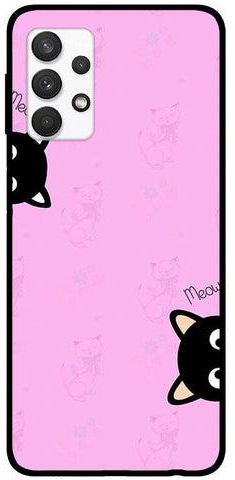 Protective Case Cover For Samsung Galaxy A32 4G Meow Meow