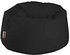 Safari Comfort Leather Beanbag - Black