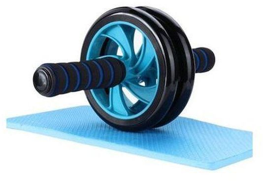 Ab Wheel Roller With Knee Mat - Green
