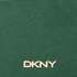 DKNY R2621104-305 Bryant Park Passport Case for Women - Leather, Dark Green