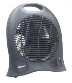 High Way Electric Fan Heater, 2000 Watt, Black- KY6400