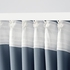 PRAKTTIDLÖSA Room darkening curtains, 1 pair, light blue, 145x300 cm - IKEA