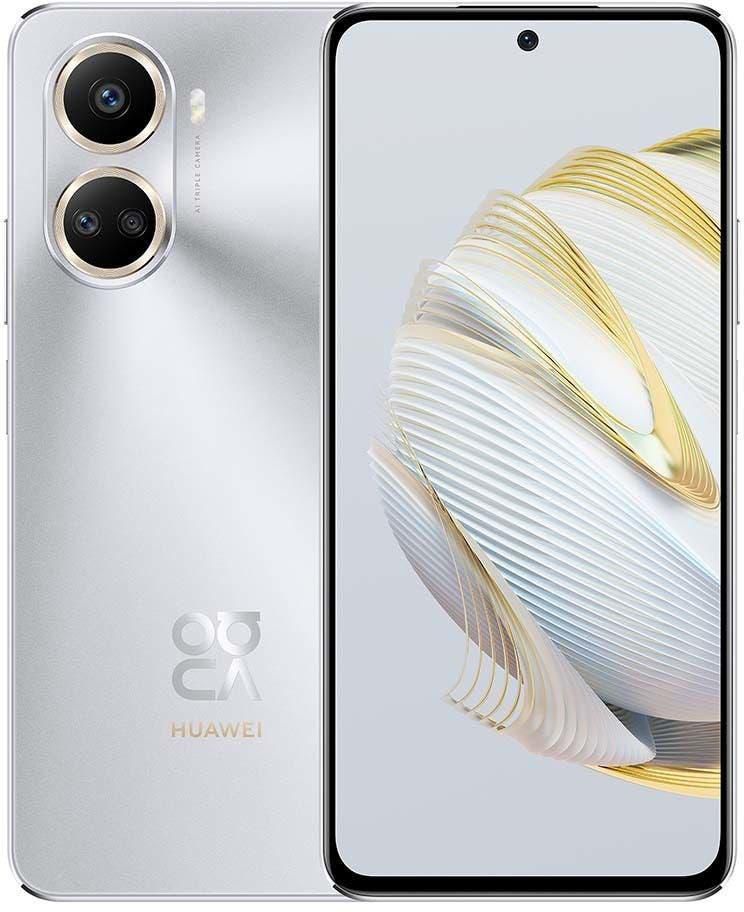 Huawei Nova 10 SE 4G Smartphone, 256GB, Silver, 256 GB