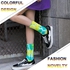 Unisex Socks Casual Tie-dye Soft Cotton Crew Socks Cushion Novelty Funny Athletic Socks for Men Women