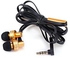 Awei ES-900i - Noise Isolation In-Ear Earphone For Smartphones - Golden
