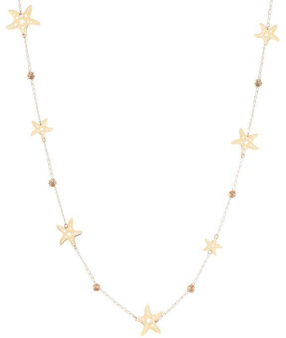 Miss L' by L'azurde All Year Round Starfish Necklace With A Hint Of Blue