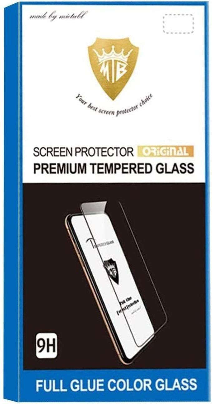 Mietubl For OPPO Realme 7 9H Full Glue Full Cover Tempered Glass - Black