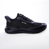Activ Black Lace Up Sneakers With Rubber Details