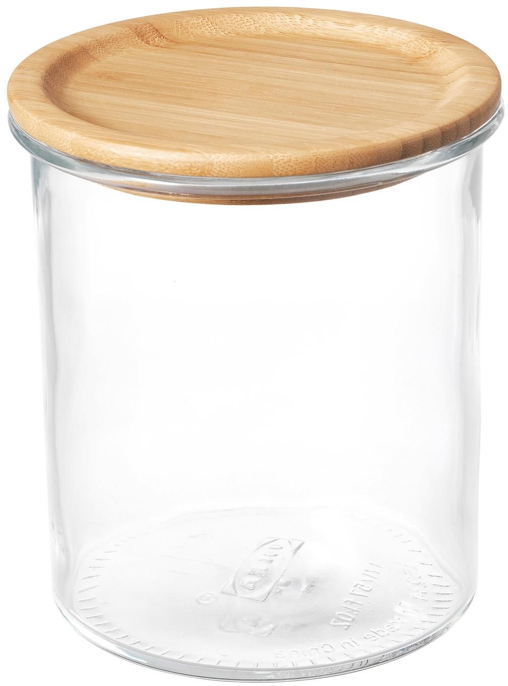 IKEA 365+ Jar with lid - glass/bamboo 1.7 l