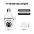 Legatus 360 Degree Full Color Night Vision Wireless Bulb Lamp Camera 1080P Free 64 GB Memory Card