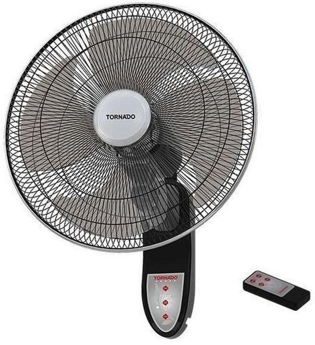 Tornado Wall Fan With Remote Control, 18 Inches
