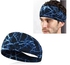 Cycling Yoga Sport Sweat Headband for Men and Women Blue