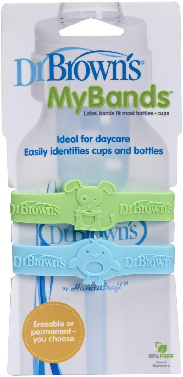 Dr.Brown's My Bands- Blue and Green, 2-Packs