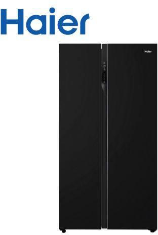 Haier Thermocool Side by Side 619 Liters Refrigerator Glass Series  | HT REF SxS FFREE HRF-619SI(B) R6 BLK
