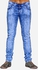 Slim Jeans with Wash Out Effect - Light Blue