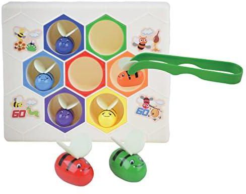 Plastic Educational Learning Beehive Game Set Of 16 Pieces For Kids - Multi Color