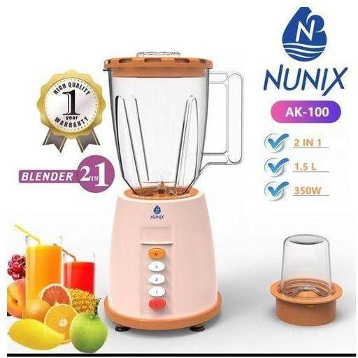 Nunix 2 In1 Blender With Grinding Machine 1.5l Capacity