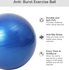 Naor Thickened Stability Balance Ball Fitness Ball, Slip Resistant Yoga Swiss Ball For Body Ab Ball, Balance Workout Gym Ball With Foot Pump (Blue, 65Cm)