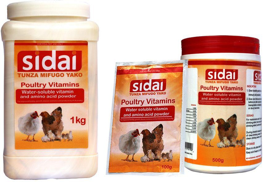 SIDAI POULTRY WATER SOLUBLE VITAMIN AND AMINO ACID POWDER