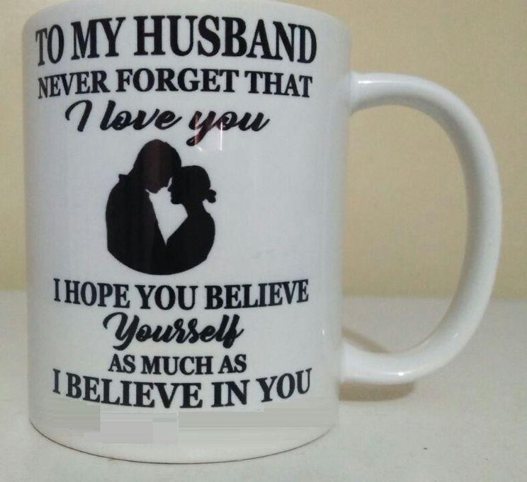 Ceramic Gift mug for a husband - ideal for Christmas gifting