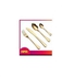 A Set Of 24pcs Gold Plated Cutlery (spoon, Fork And Knife
