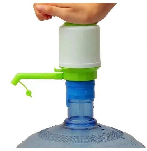 ortable Manual Hand Press Water Bottle Dispenser Pump