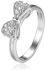925 Sterling Silver Bow Cubic Zirconia Wedding/Engagement Ring