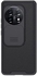 Nillkin Case with Camera Cover Protection Designed For Oneplus 11 Slim Thin Case Hard PC Back and Soft Silicone Edge Protective Case (Oneplus 11, Black)