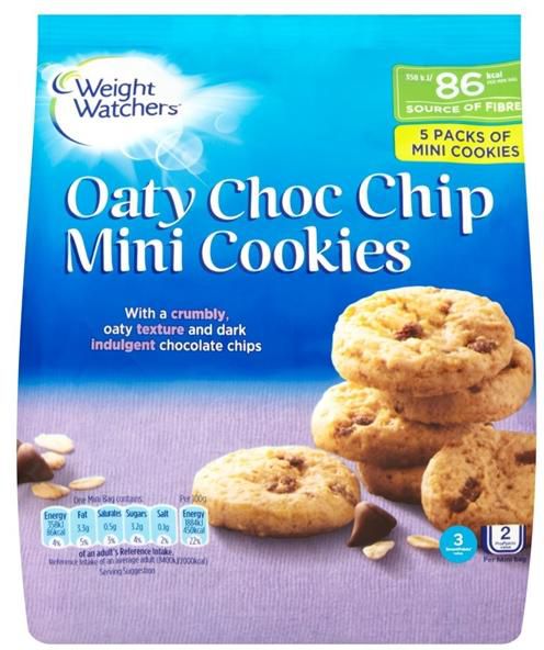 Weight Watchers Oaty Chocolate Chip Mini Cookies - 95 g