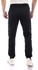 Izor Fleece Comfy Sweatpants With Side Stitched - Black