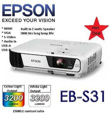 Epson EB-S31 LCD 3200 Lumens Projector price from jumia in ...