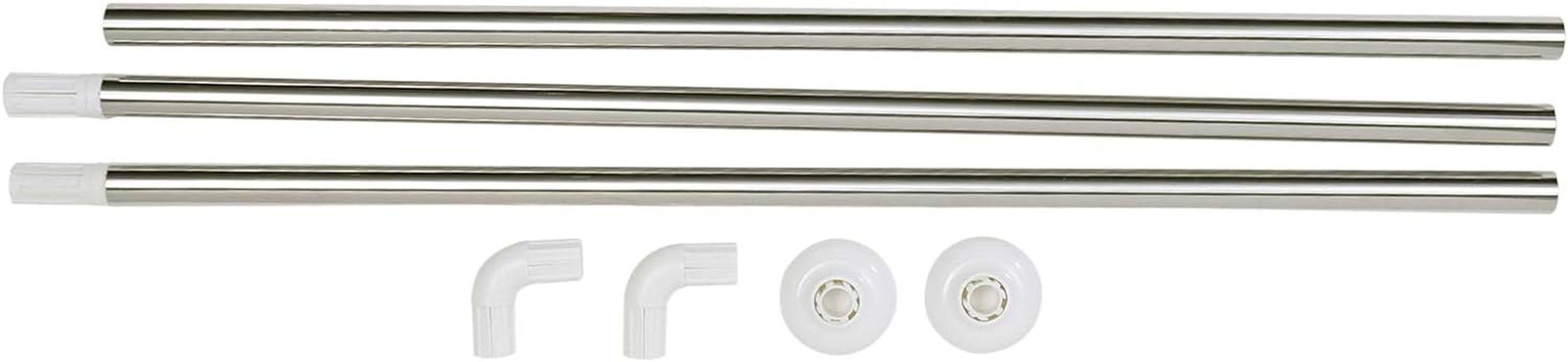 Shower Curtain Rod Suitable For L- And U-shaped Installation