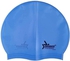 Swimmer Silicone Swimming Cap - Blue