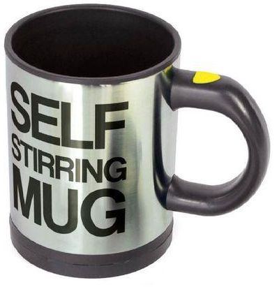 As Seen on TV Electric Self Stirring Mug – Silver